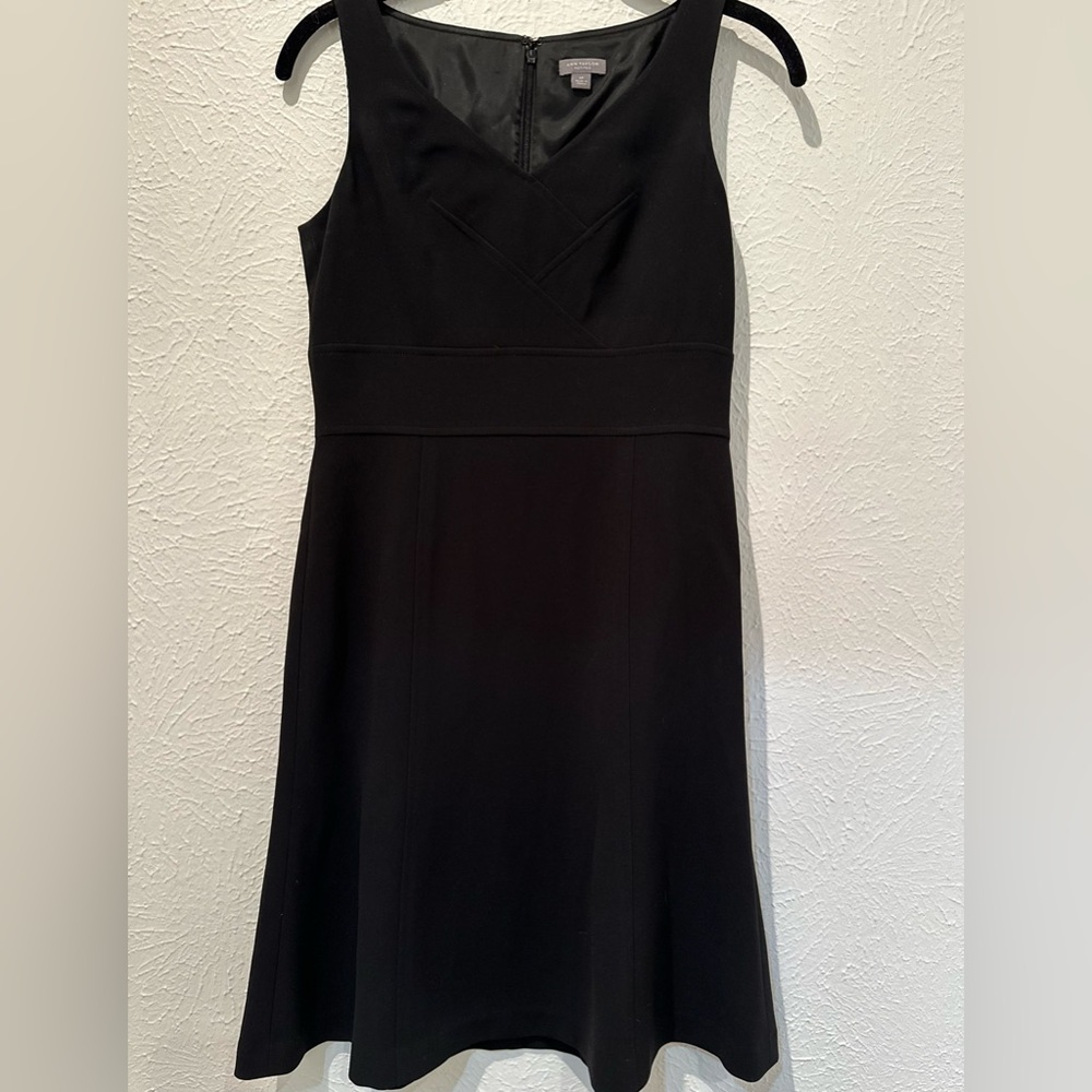 Ann Taylor black sleeveless dress